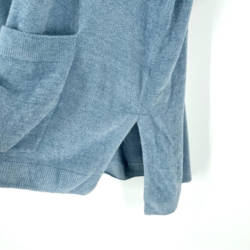 Barefoot Dreams CozyChic Ultra Lite Short Sleeve Zip Up Hoodie Size L/XL - Picture 6 of 9